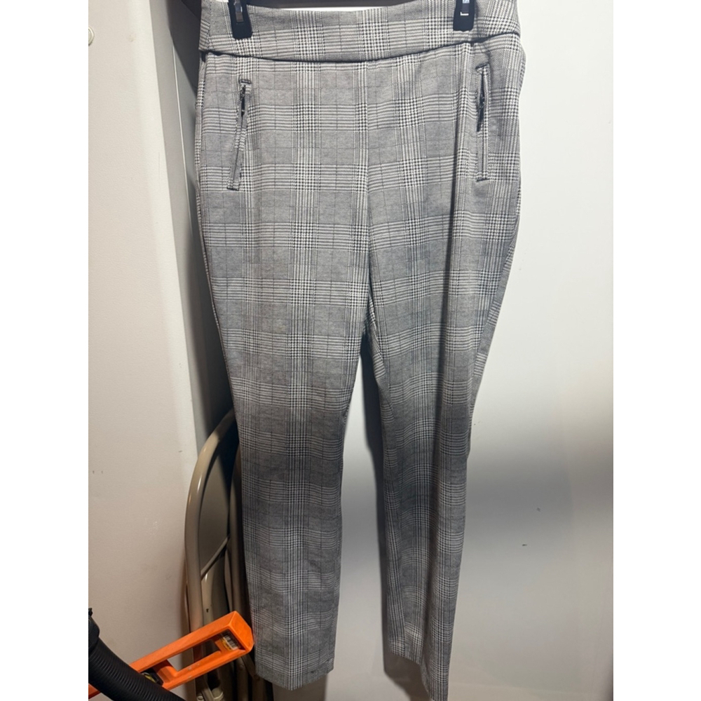 Women's Unbranded Plaid Pants Size M Gray